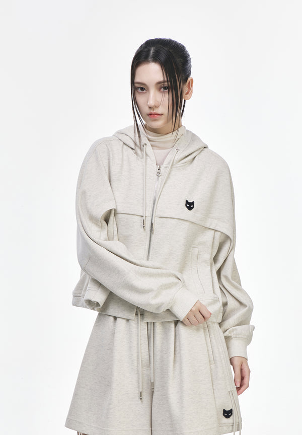 ZZERO PANTHER FLARE HOOD ZIP UP