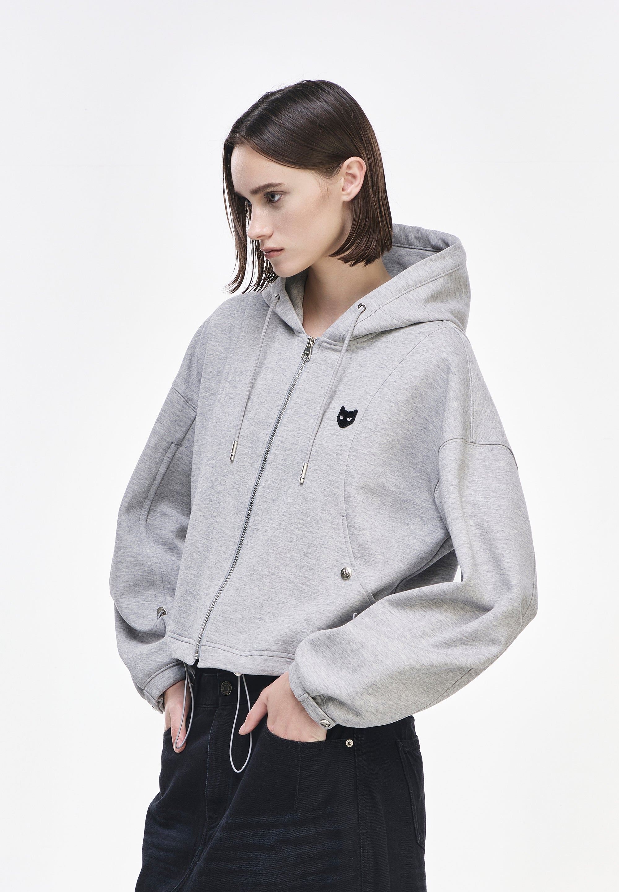 WAVE PANTHER HOOD ZIP UP