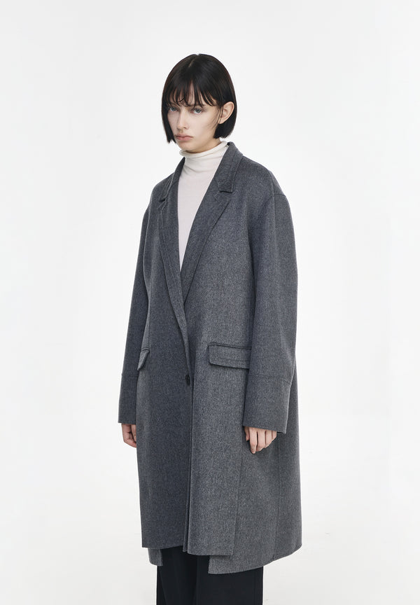 FLUTE TWO BUTTON HANDMADE COAT