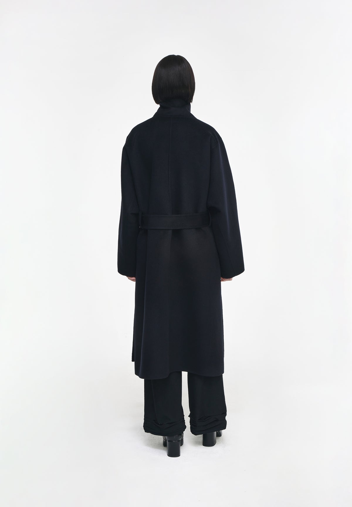 HIGH NECK HANDMADE COAT