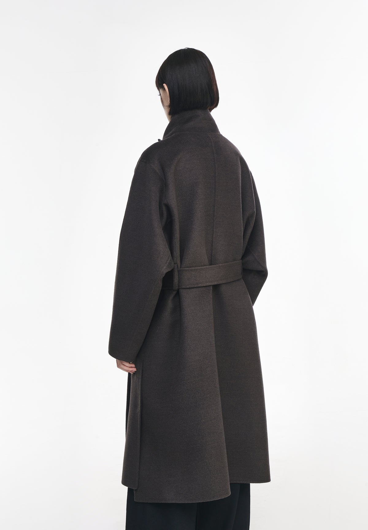 HIGH NECK HANDMADE COAT