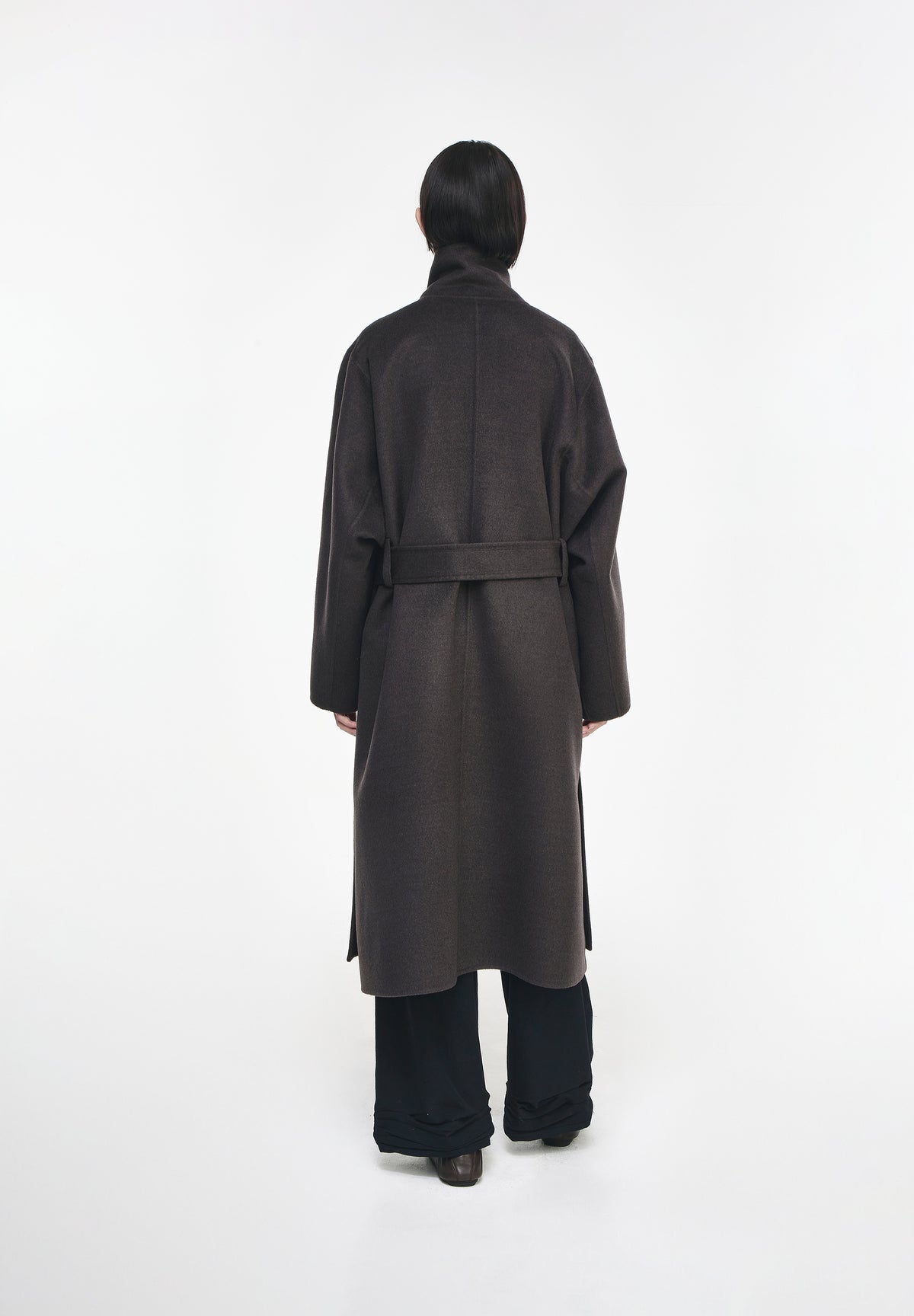 HIGH NECK HANDMADE COAT