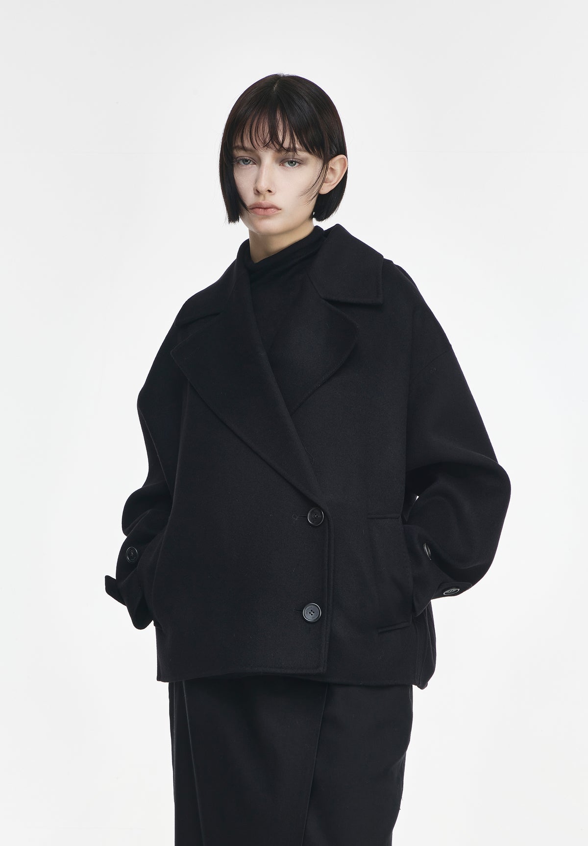 FLARE HANDMADE PEA COAT