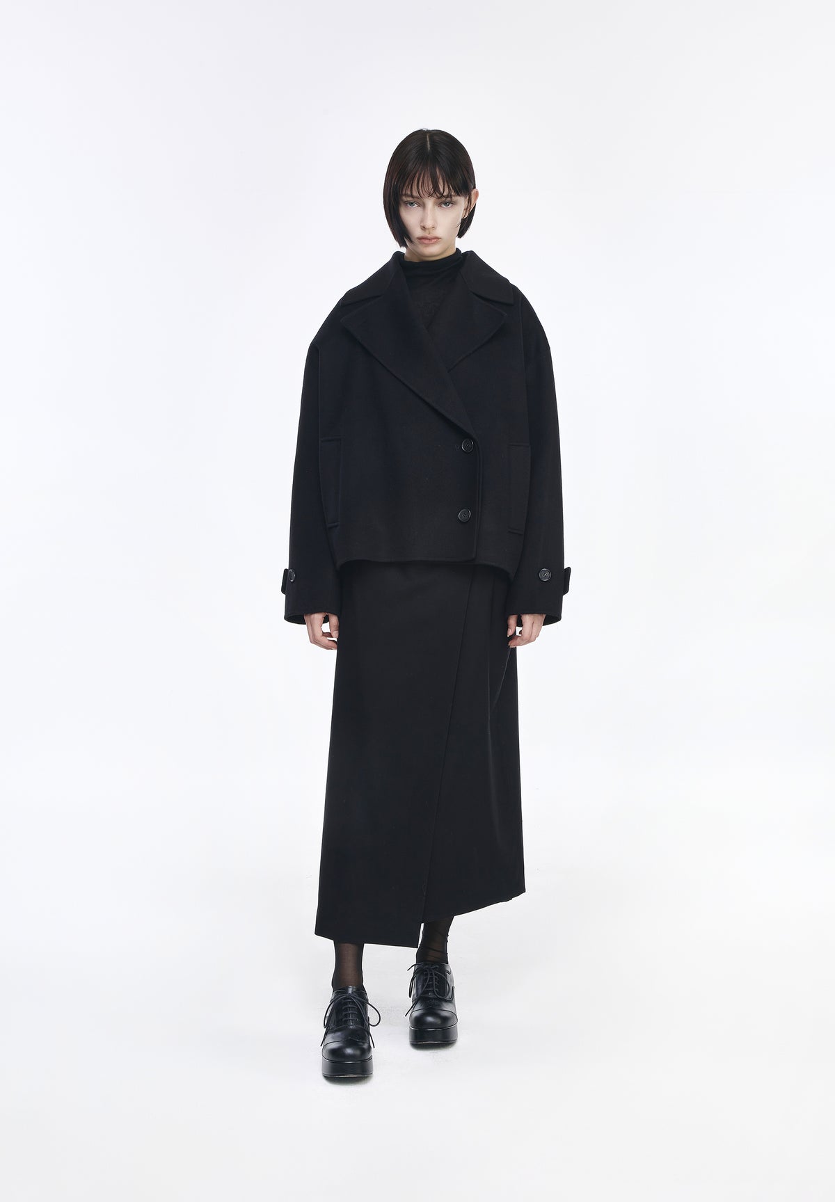 FLARE HANDMADE PEA COAT