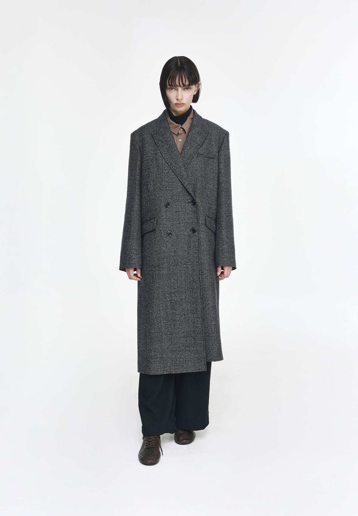 WELD DOUBLE BREASTED COAT