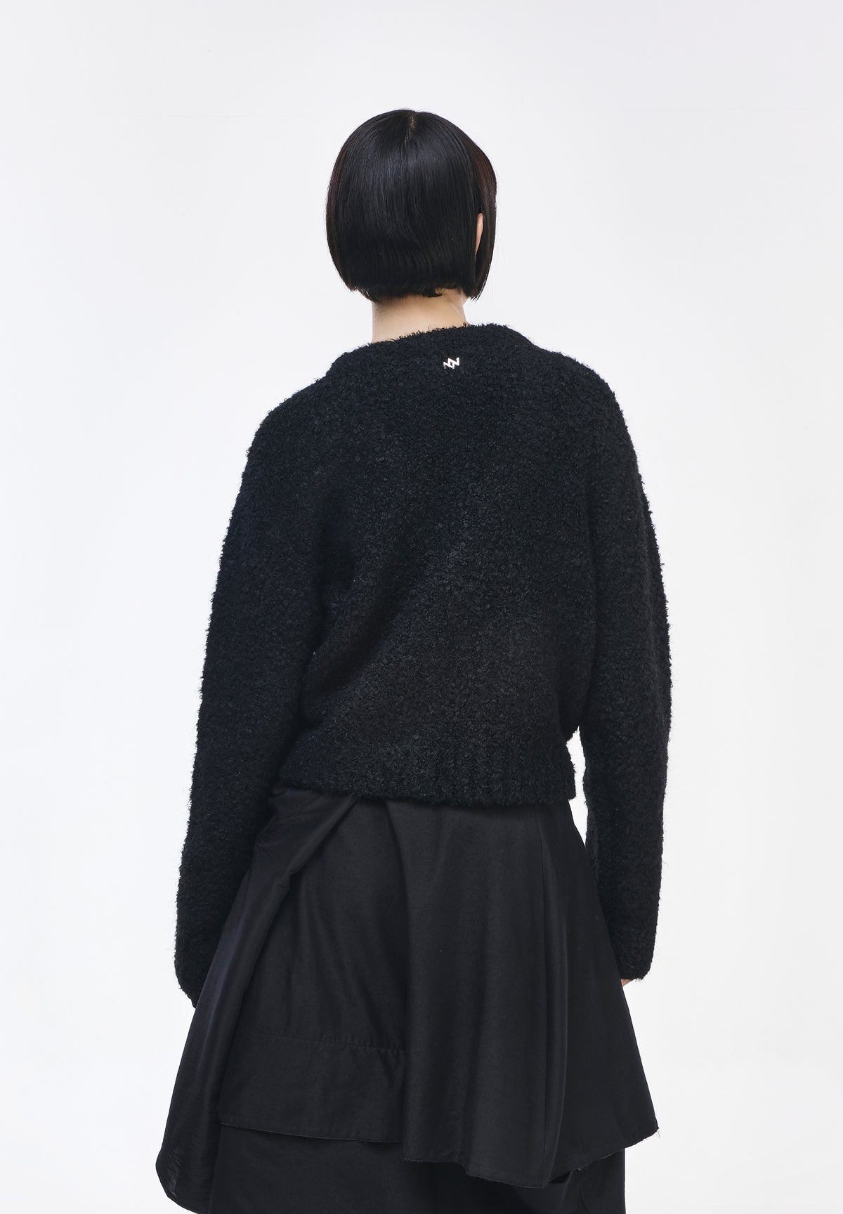 ZZERO BOUCLE V NECK CARDIGAN