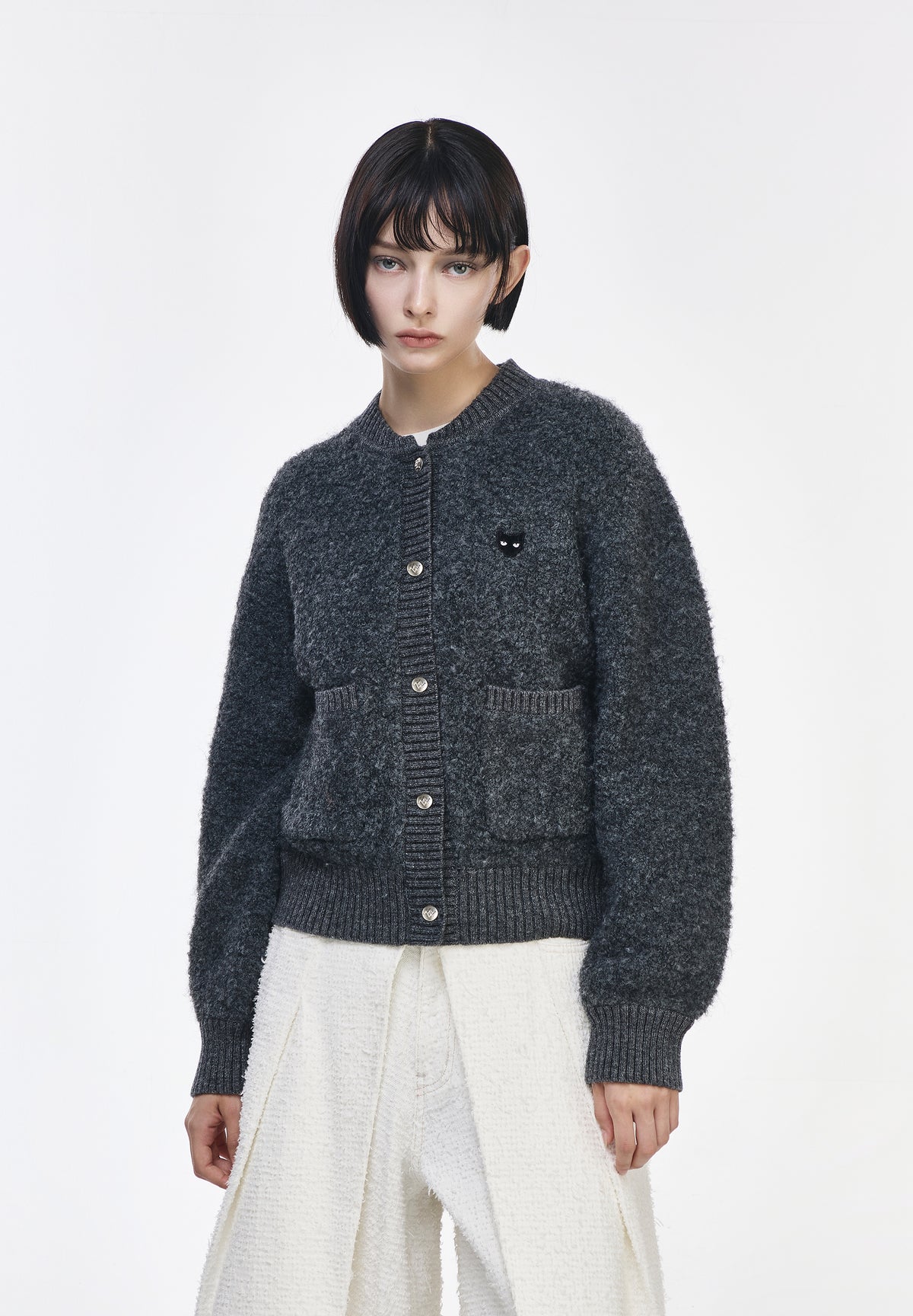 ZZERO BOUCLE KNIT JUMPER