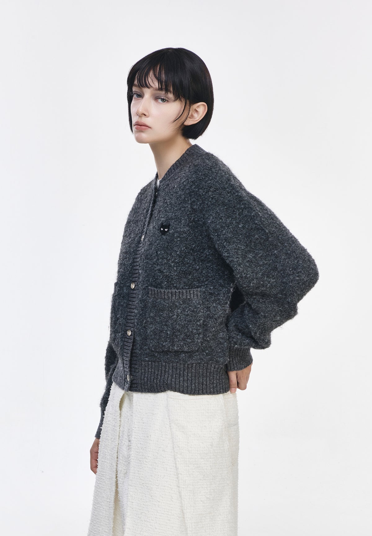 ZZERO BOUCLE KNIT JUMPER