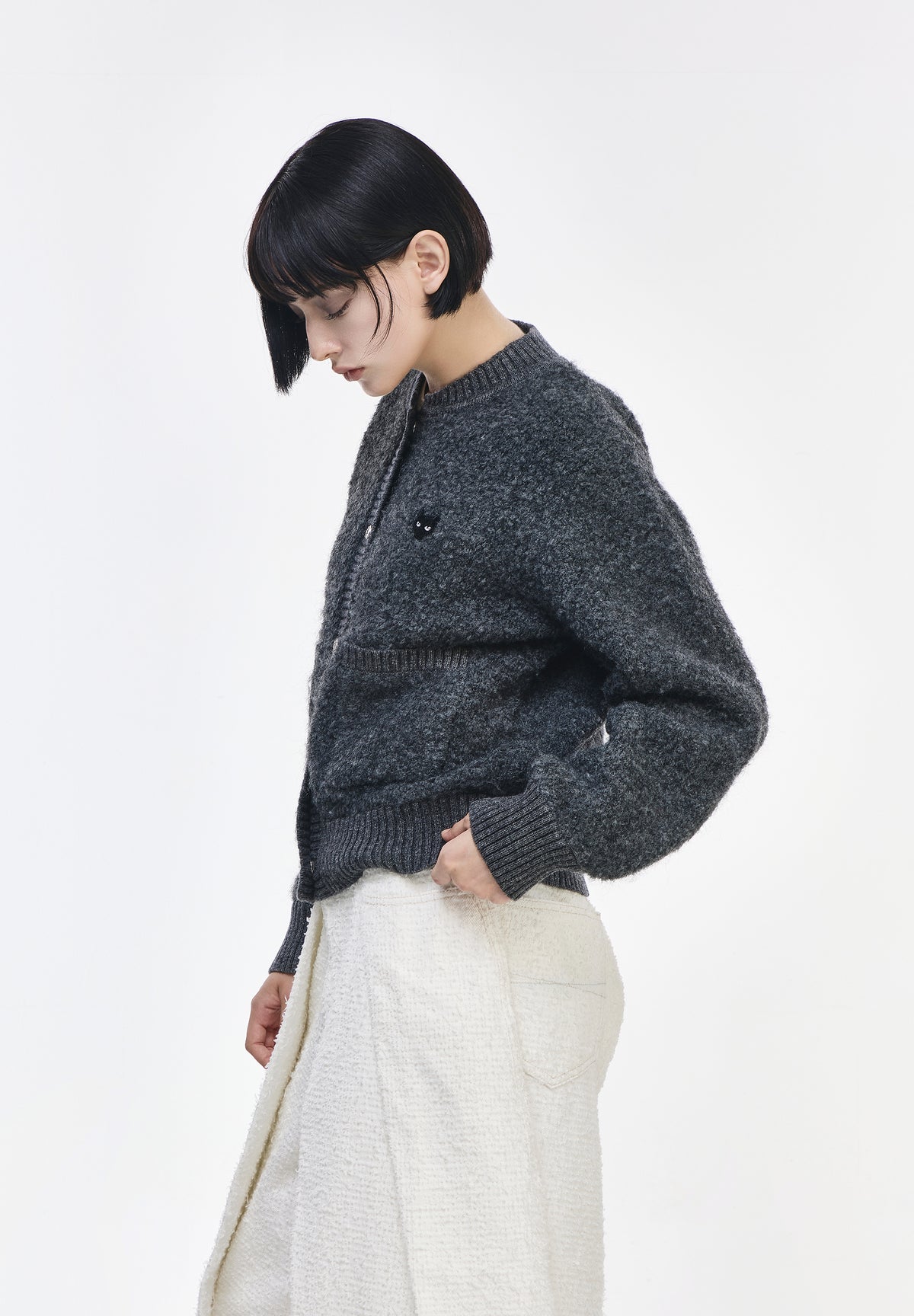 ZZERO BOUCLE KNIT JUMPER