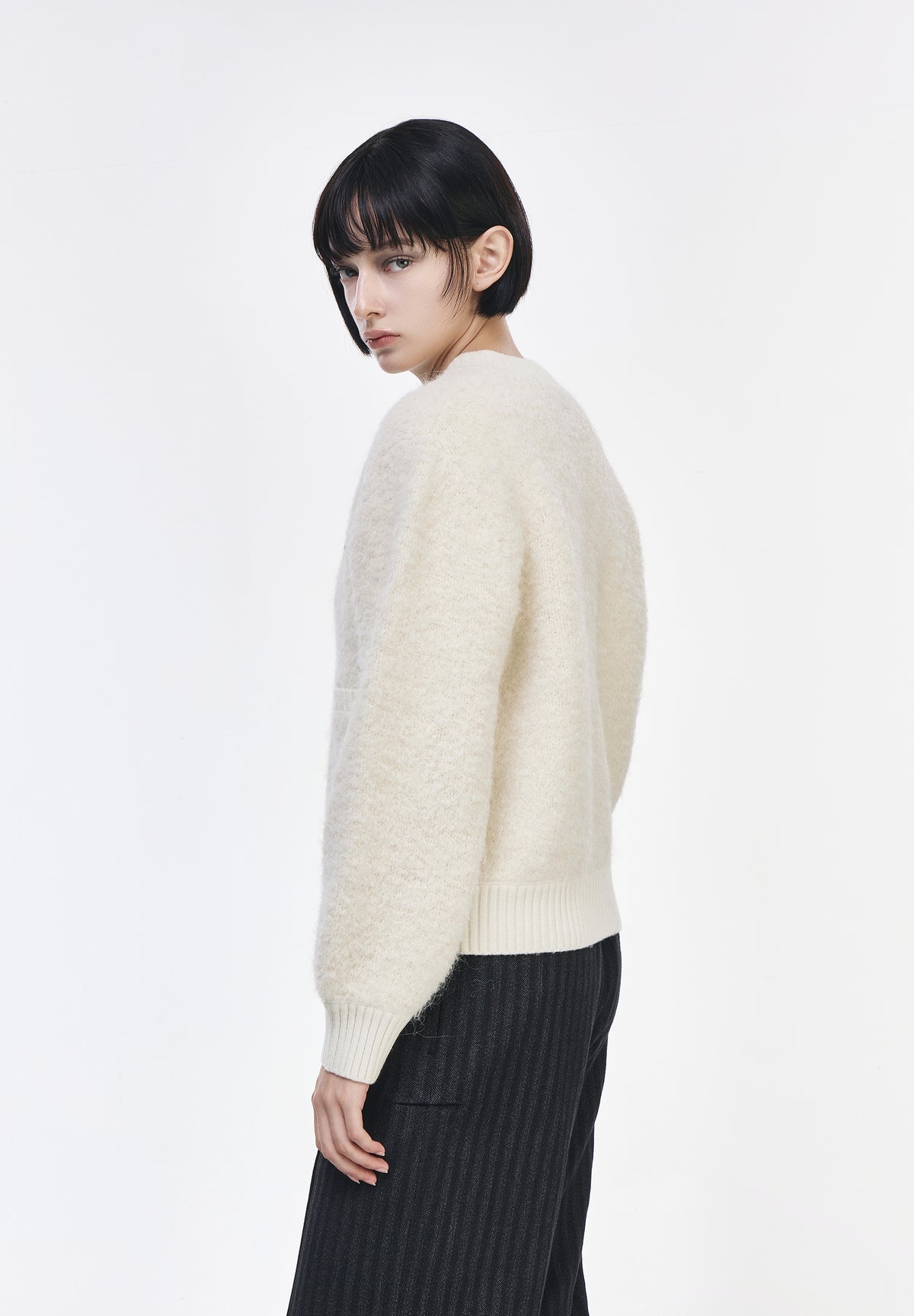 ZZERO BOUCLE KNIT JUMPER